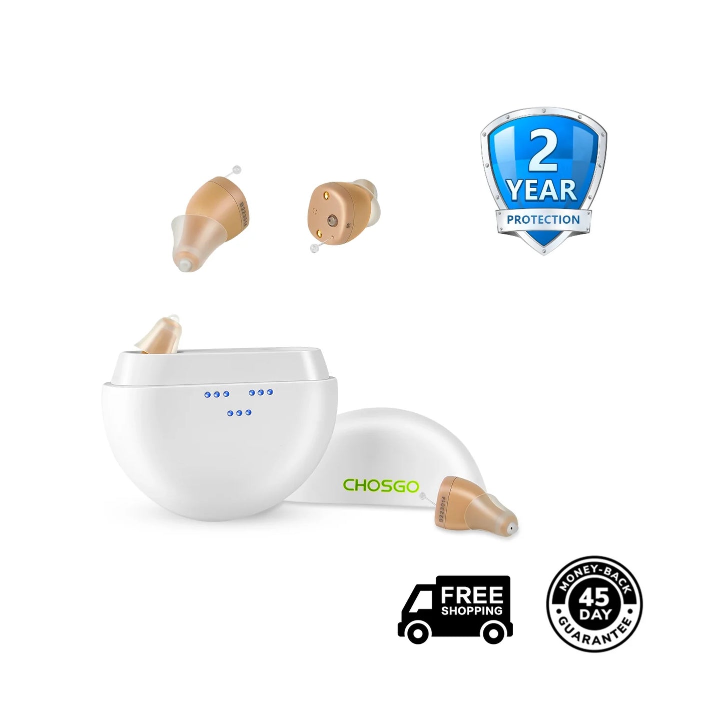 K419R Invisible Digital Hearing Aids - AUDILIFE