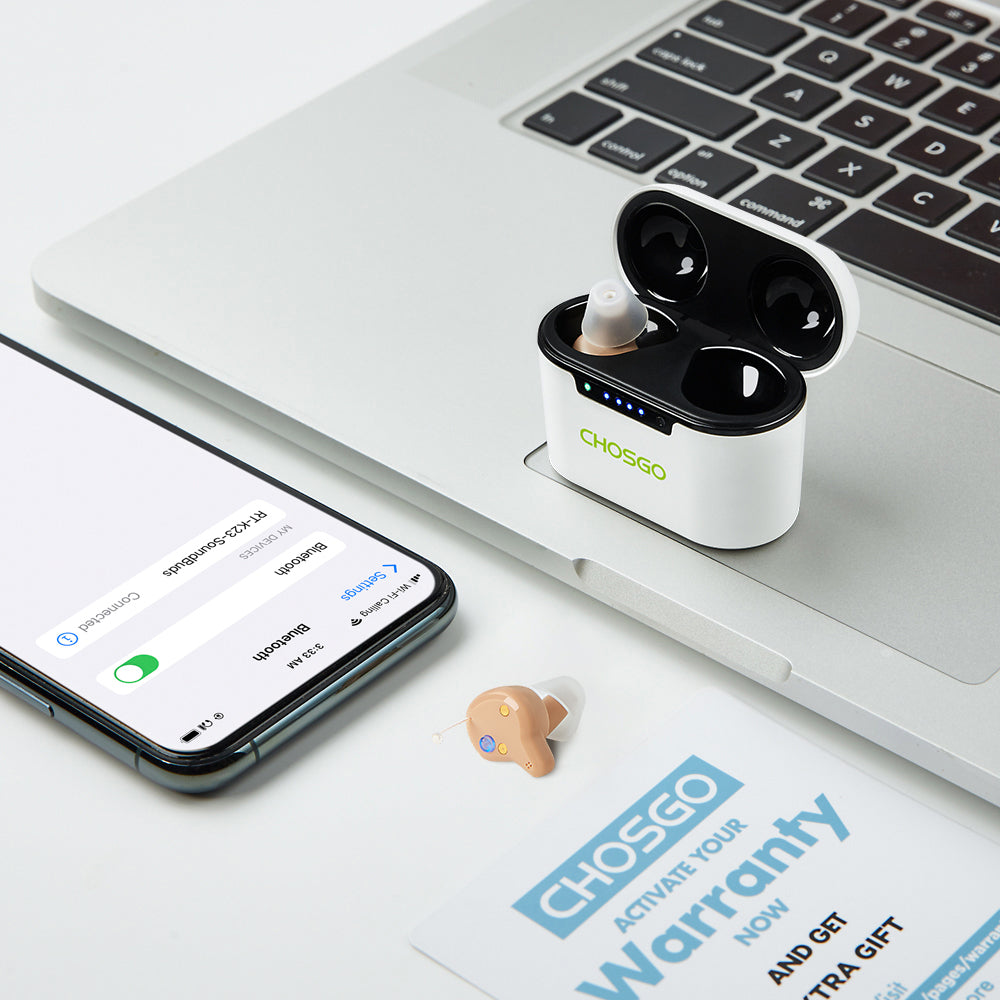 Bluetooth Hearing Aids OTC K23 - AUDILIFE