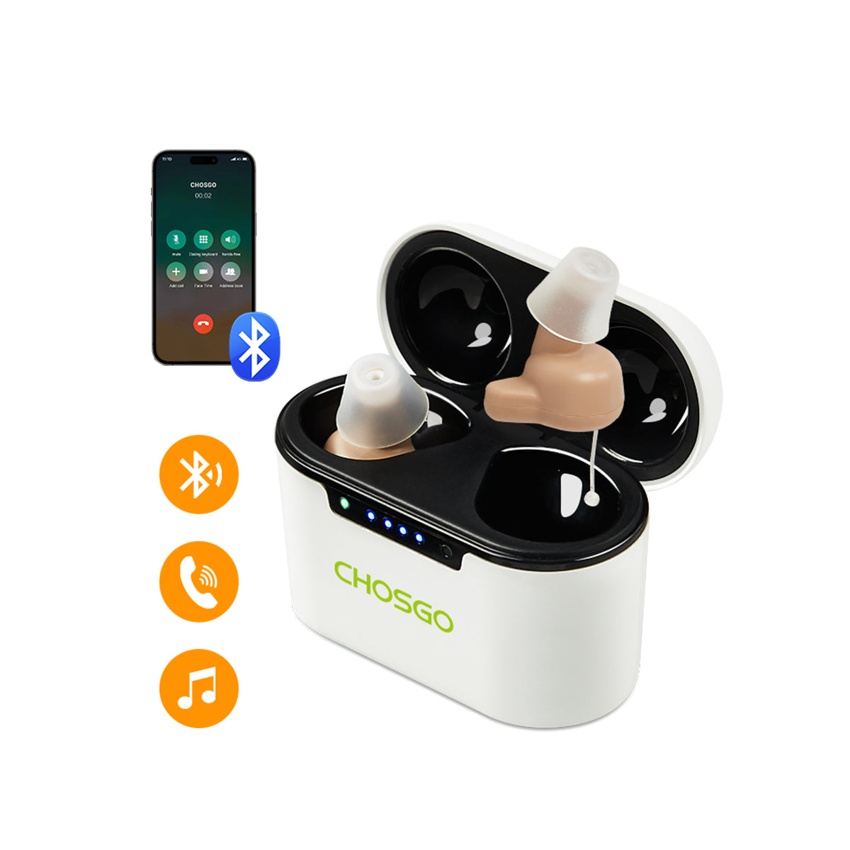 Bluetooth Hearing Aids OTC K23 - AUDILIFE