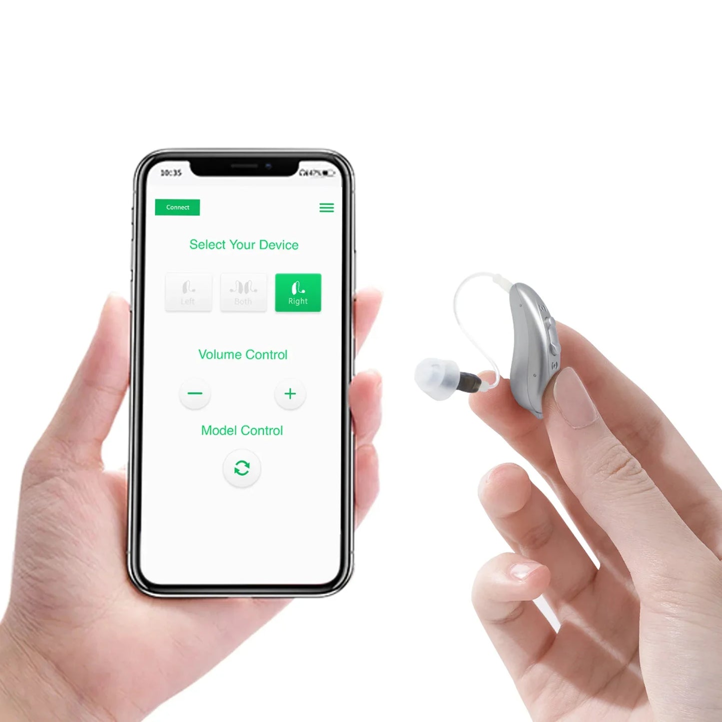 V03B RIC OTC Bluetooth Hearing Aids - AUDILIFE