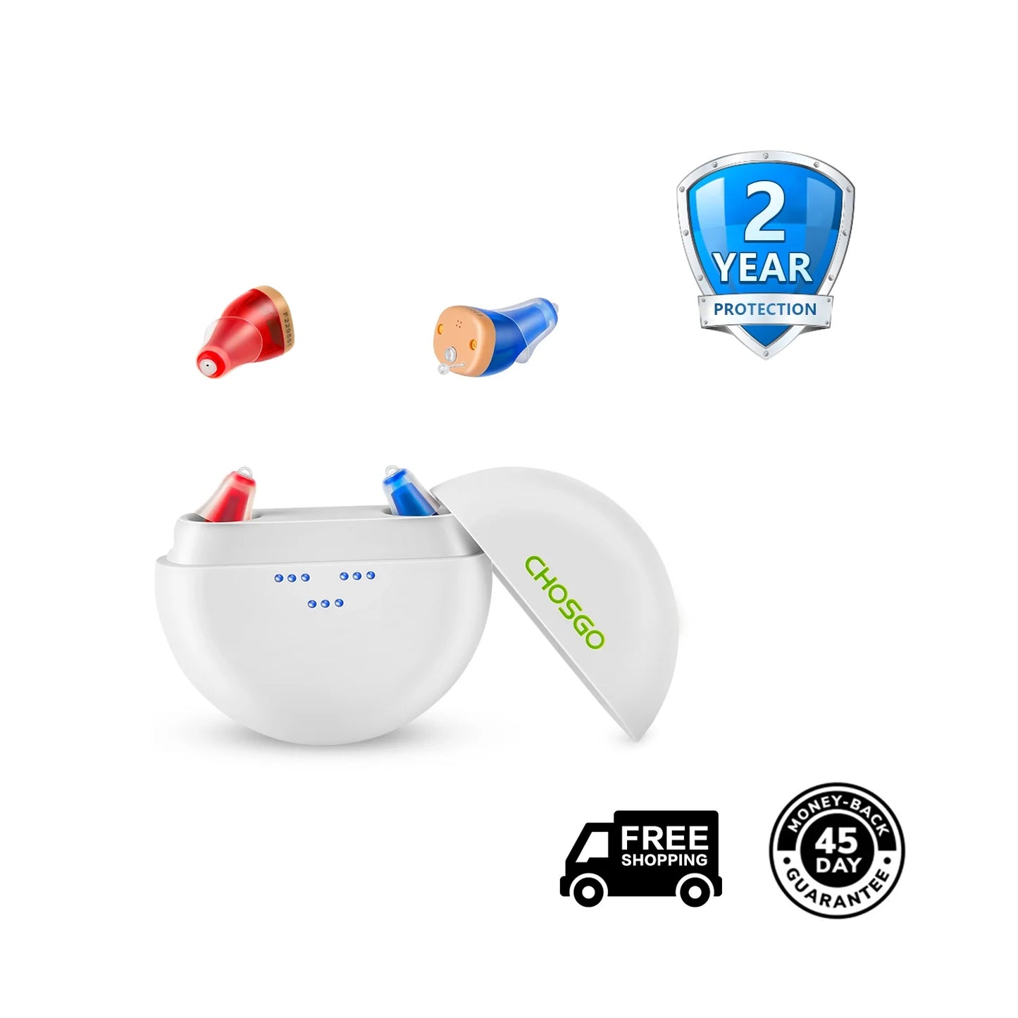 K419R Invisible Digital Hearing Aids - AUDILIFE