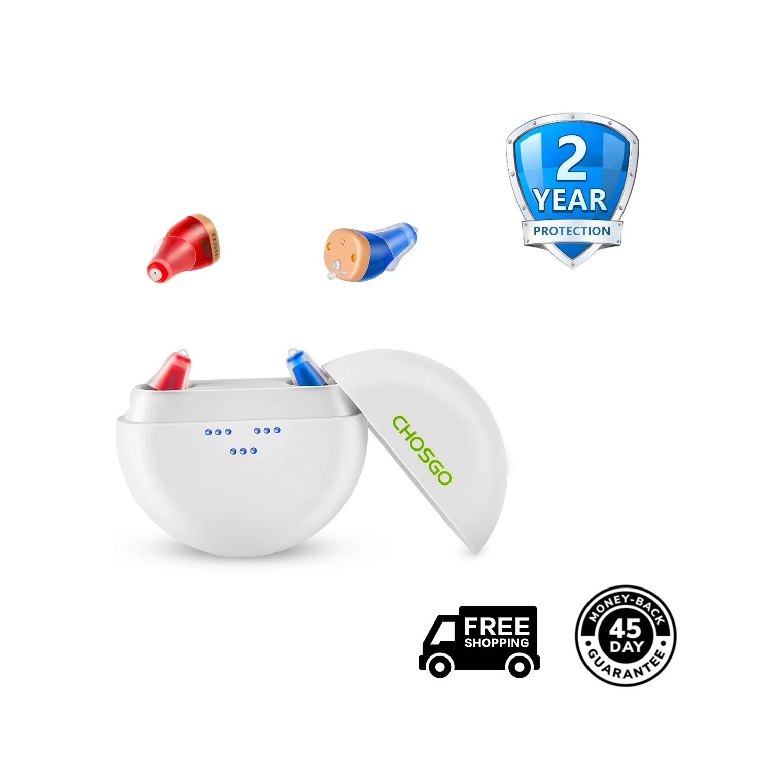 K419R Invisible Digital Hearing Aids - AUDILIFE