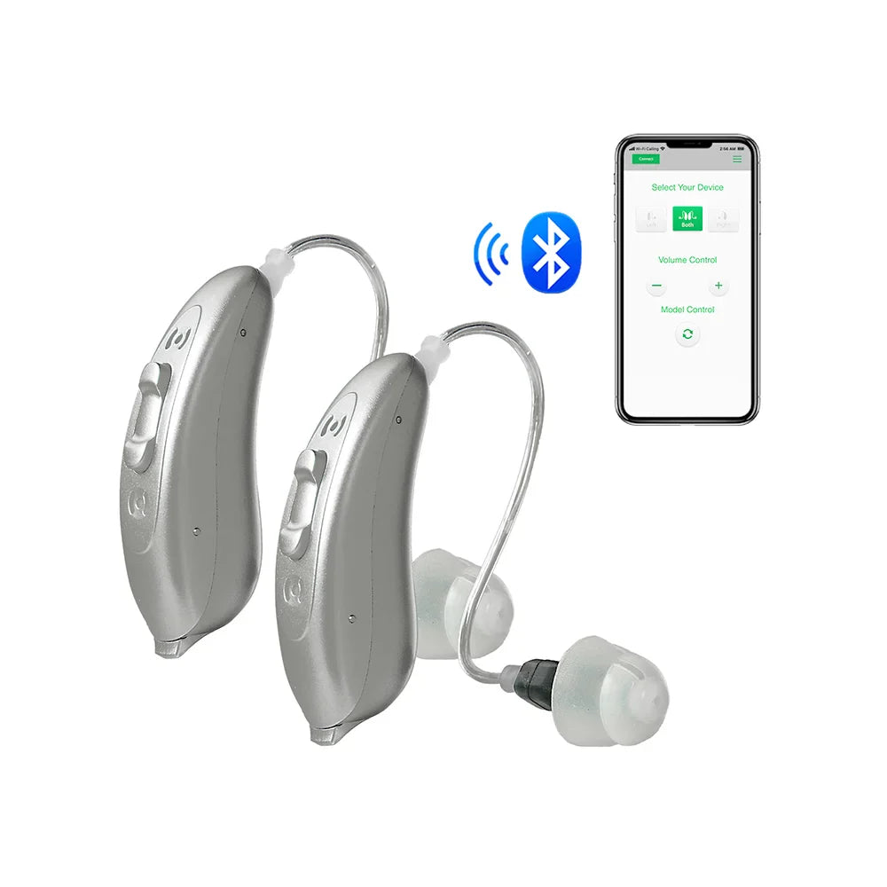V03B RIC OTC Bluetooth Hearing Aids - AUDILIFE