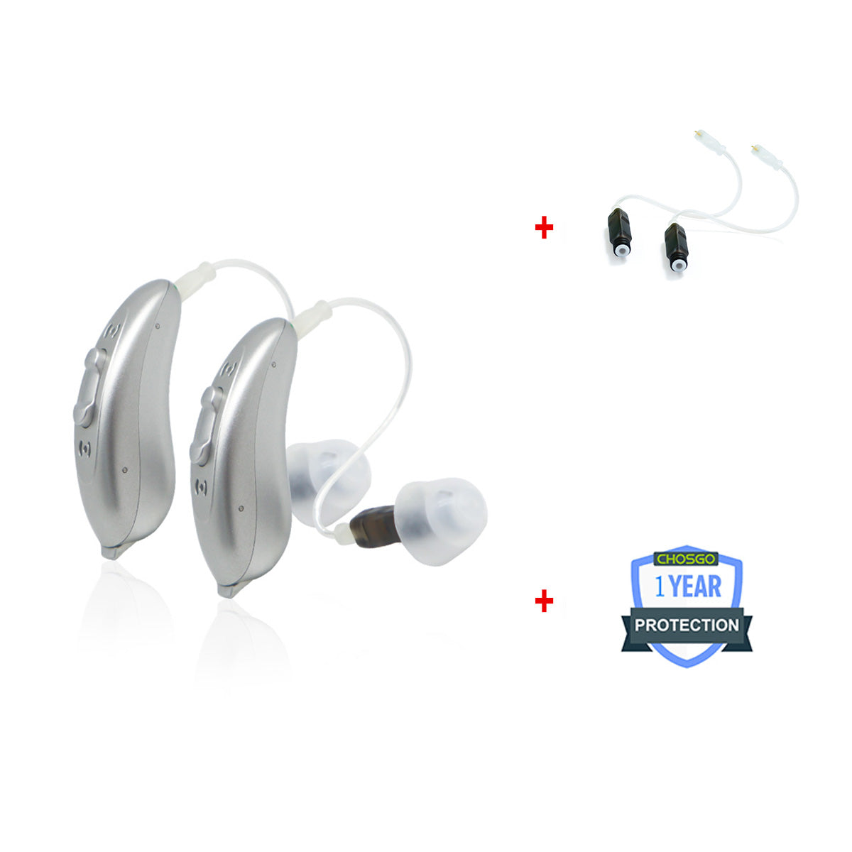V03B RIC OTC Bluetooth Hearing Aids - AUDILIFE