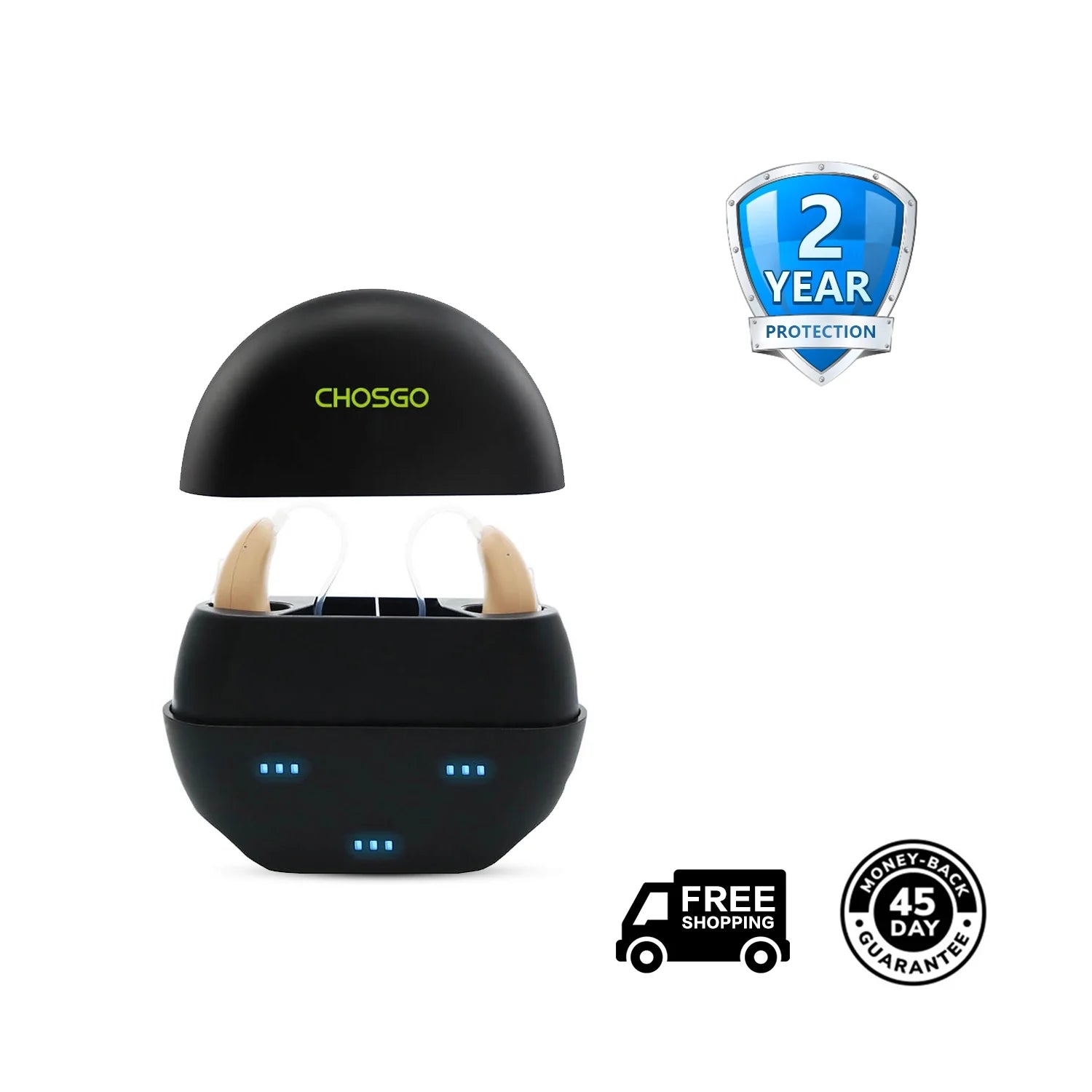 V402R Digital Rechargeable Hearing Aids - AUDILIFE